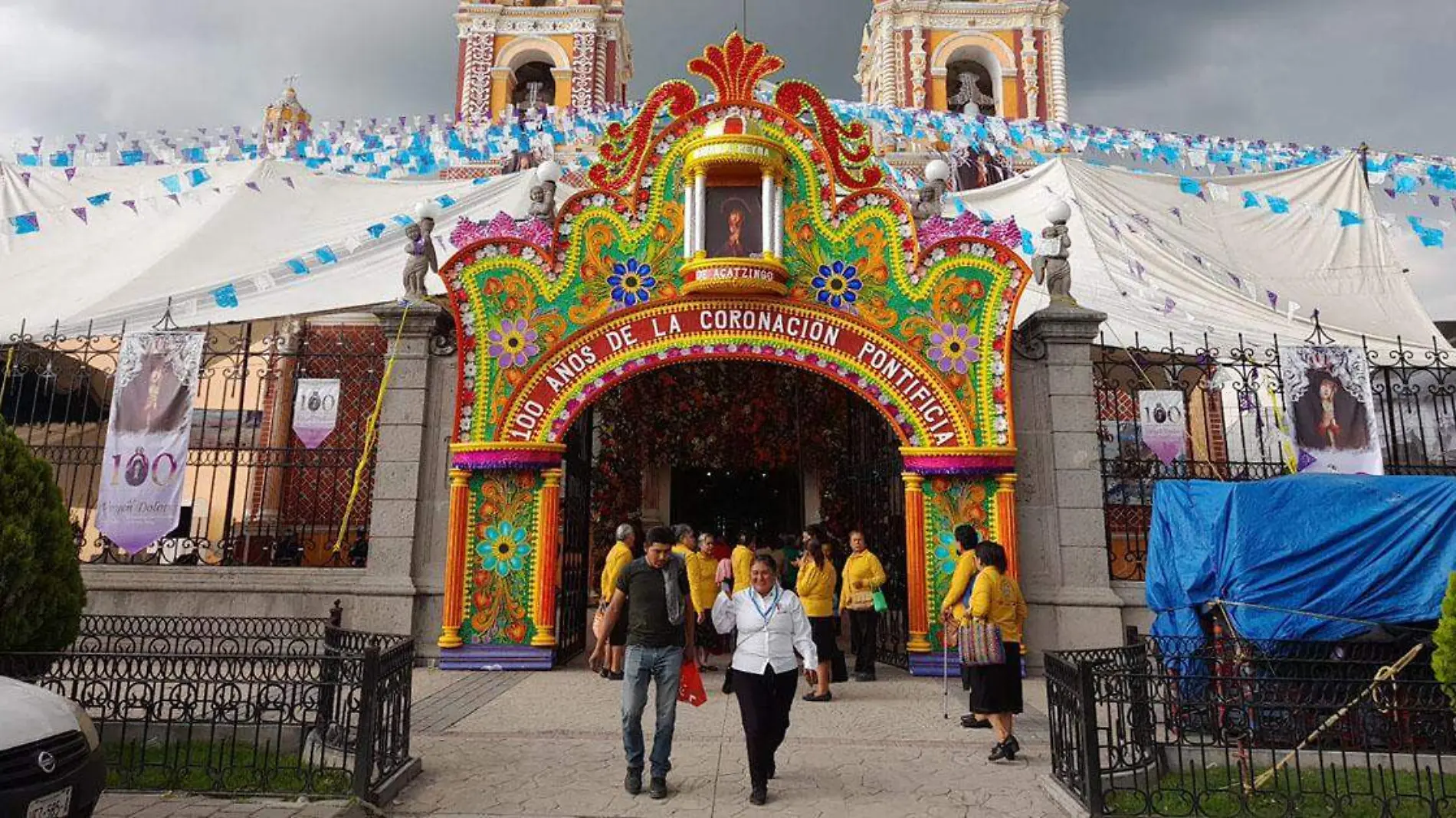 Desde los primeros días de septiembre cientos de fieles católicos se dan cita en la parroquia de San Juan Evangelista